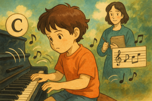 Apprendre à jouer du piano en formant des classes d'équivalence